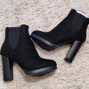 Ciana Ankle Boot Chelsea Platform Heel Booties